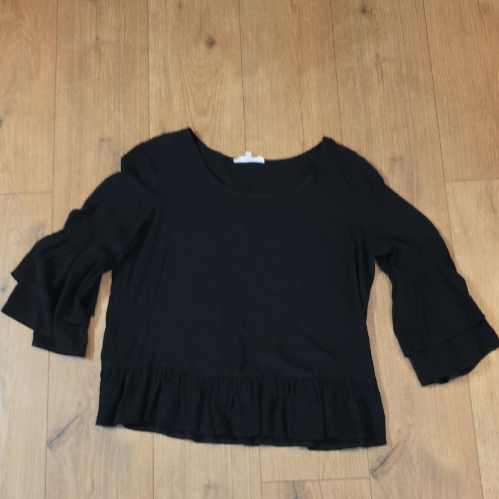 Elegant Black Women's Whimsigoth‎ Top Sz L
